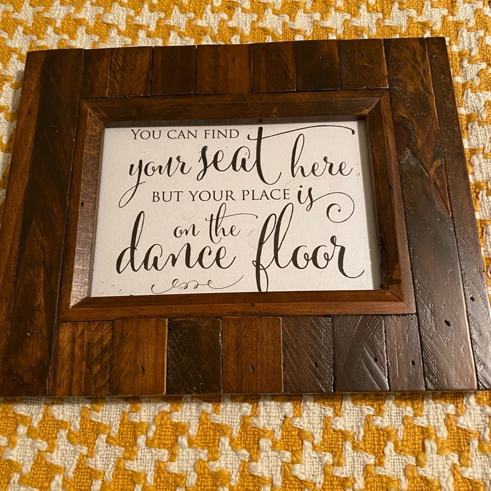 Wedding sign
